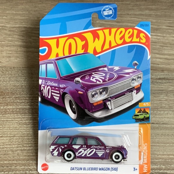 Hot Wheels 1971 Datsun Bluebird 510  71 70s Station Wagon Hotwheels Car 2023 New - Picture 3 of 5